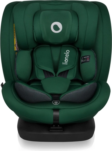 Børneautostol Lionelo Bastiaan i-Size 40–150 cm Green Forest, roterende 4-i-1 med ISOFIX