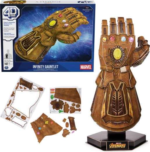 Puzzle 4D Build MARVEL Infinity Gauntlet 3D-model til samling 49 cm