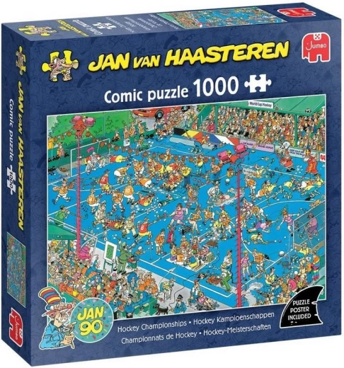Jumbo Jan van Haasteren puslespil Ishockeymesterskabet 1000 brikker