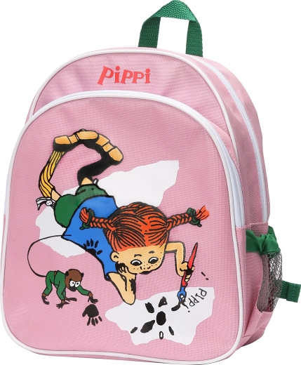 Pippi lyserød børnehaverygsæk