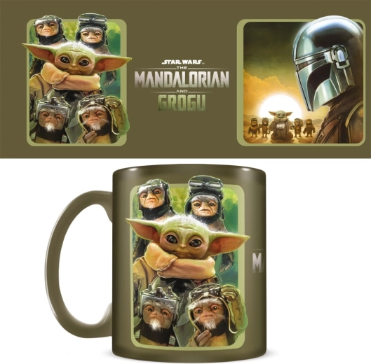 Gavesæt Star Wars Mandalorian og Grogu – krus, bordskåner og nøglering