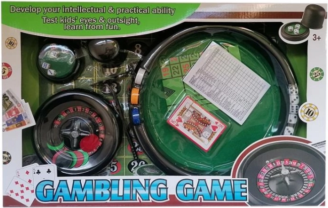 Roulette-spillesæt til hjemmekasino