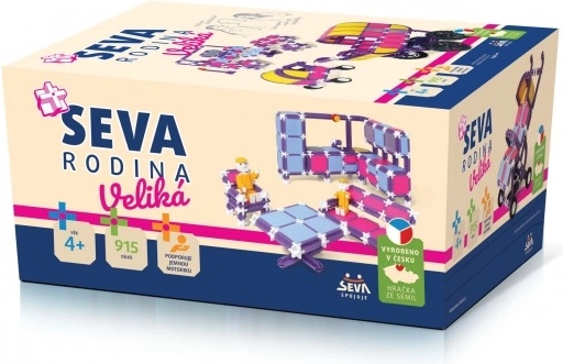 Seva Rodina stor byggesæt 915 dele