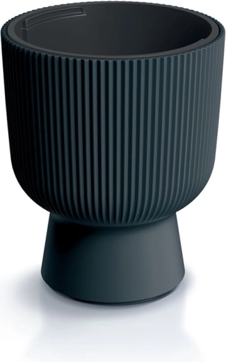 Blomsterkrukke med indsats Milly 30 cm antracit
