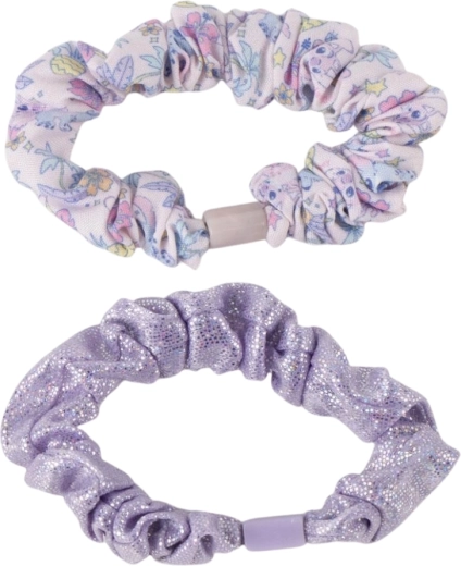 Stof-scrunchies til skånsom opsætning af håret