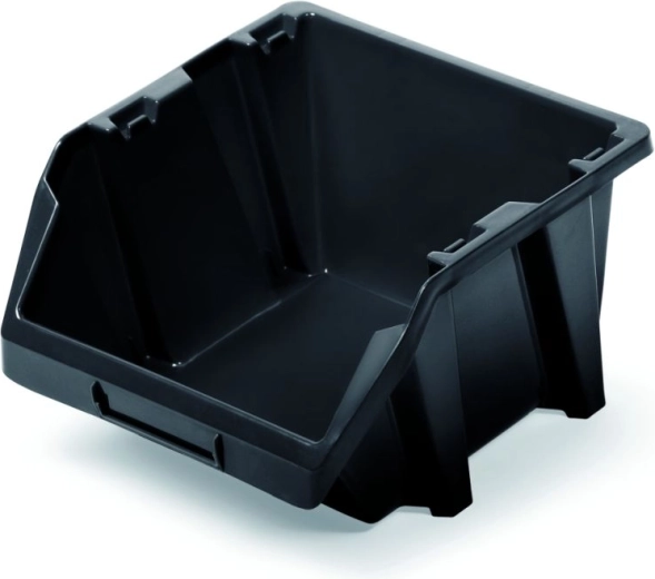 Plast opbevaringsboks Bineer Short 92 × 77 × 60 mm, sort