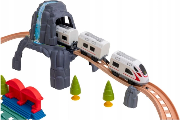 Flerniveaubane med tunnel og bro