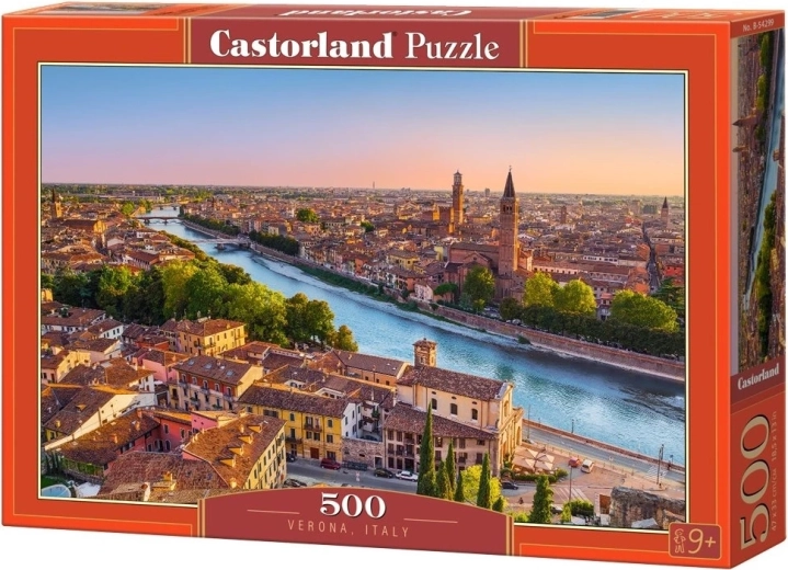 Castorland puslespil Verona, Italien 500 brikker