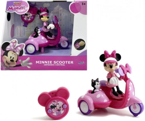 RC-scooter MINNIE med sidevogn og figurer