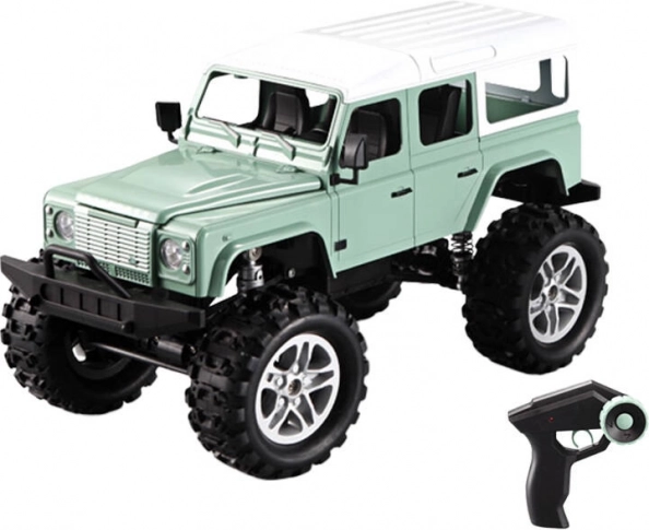 Fjernstyret bil 1:14 grøn Land Rover Defender fra Double Eagle