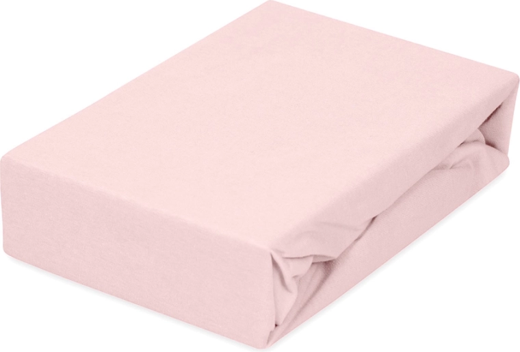 Vandtæt jerseylagen 70 × 140 cm lyserød