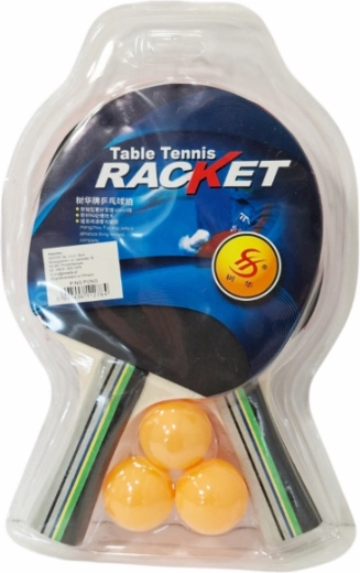 Sæt bordtennisbat med bolde