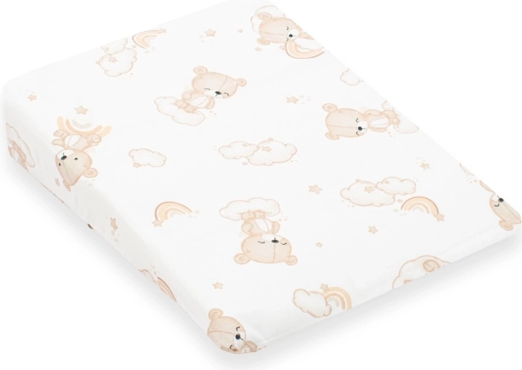 Betræk til børnepude – kile New Baby BASIC 30×37 cm, beige bamse