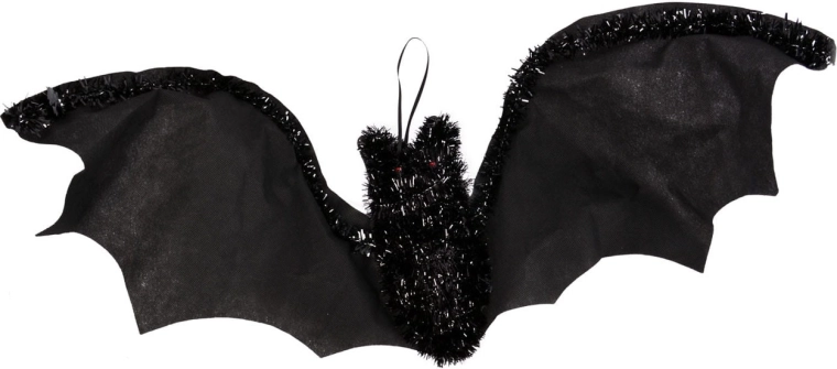 Gigantisk svævende flagermus til Halloween