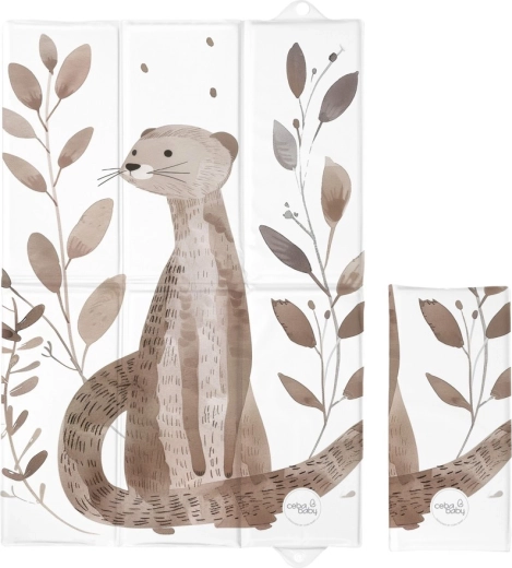 Ceba Baby rejsepusleunderlag Basic Clever Otter 60 × 40 cm