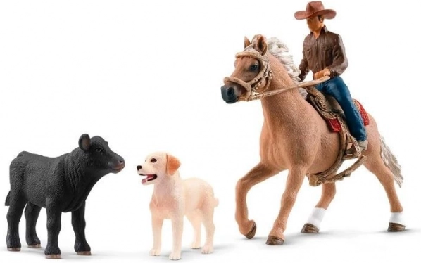 Figursæt Wild West Cowboy Adventures