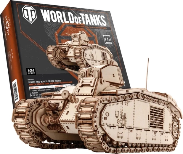 Little Story 3D-træsamlesæt World of Tanks Char B1
