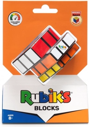 Rubiks spejlterning med farvede blokke – formskiftende hovedbrud