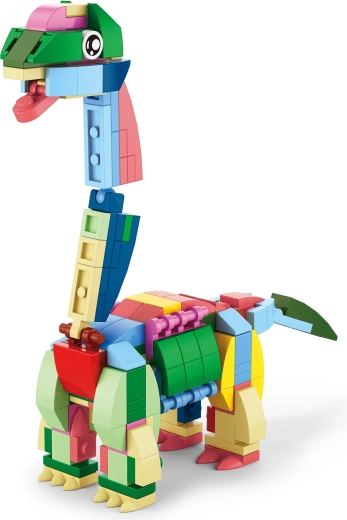 Byggesæt dinosaurer 12-i-1 – kreativt sæt kompatibelt med andre klodser