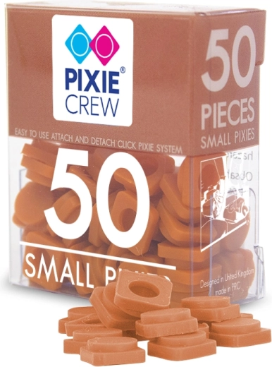 Små Pixie Crew-pixels lysebrune