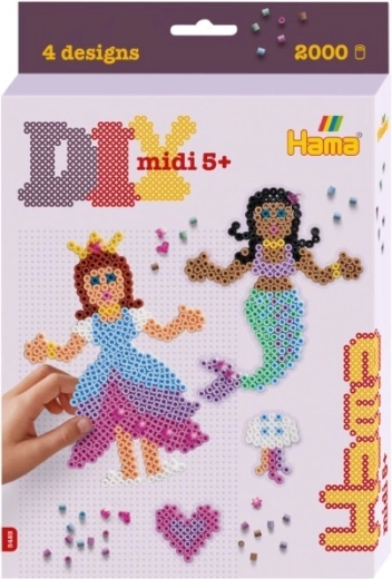 Hama ophængssæt med perler – Prinsesse og Havfrue