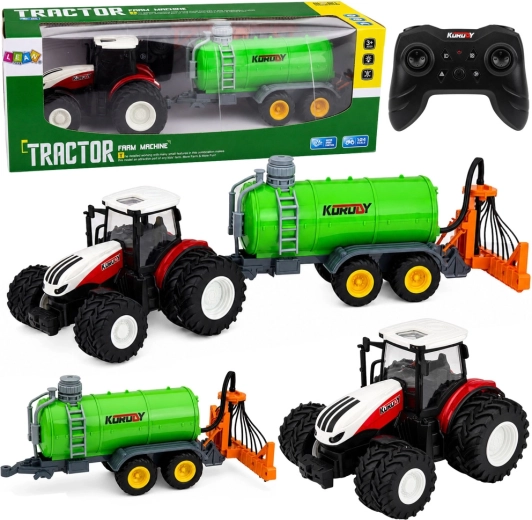 Fjernstyret traktor med sprøjte 1:24