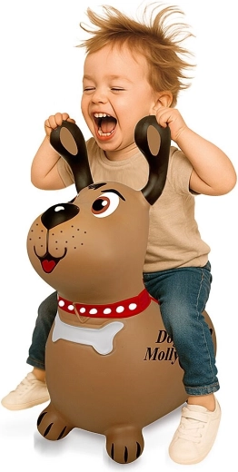 Hoppe-dyr HoppyDoo-hunden Molly med pumpe