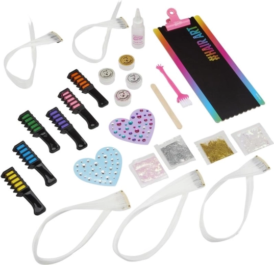 Komplet kreativt sæt til hårkunst