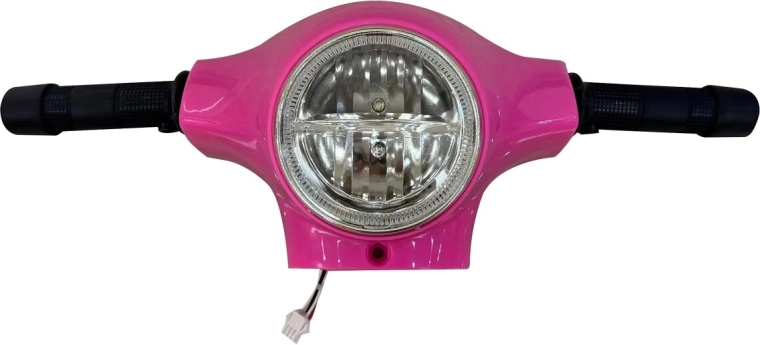 Vespa Mini børneløbehjul med styr, pink