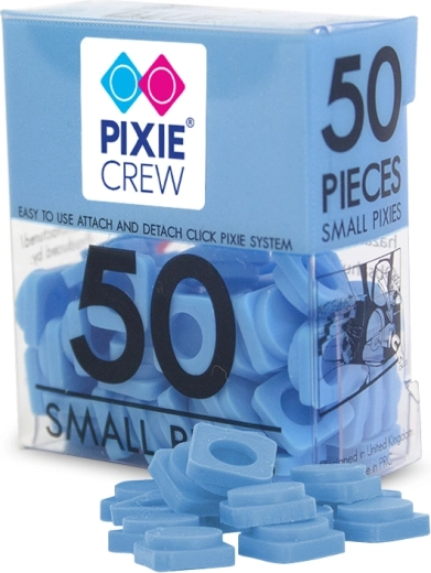 Pixie Crew små silikonepixels lyseblå (ca. 50 stk.)
