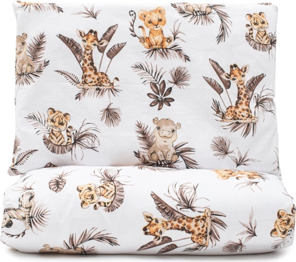 Farvebestandigt print med safari-motiv