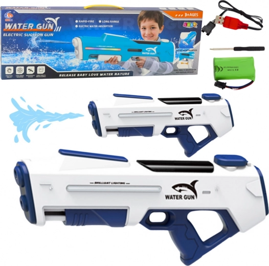 Elektrisk vandpistol 61 cm hvid