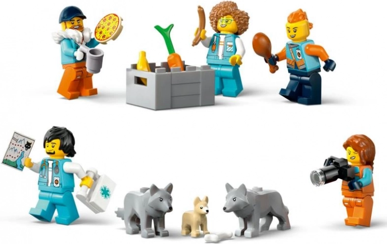 Ekspedition med fem minifigurer