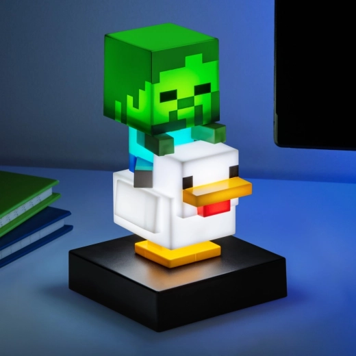 Minecraft Icon Light – Chicken Jockey-lampe