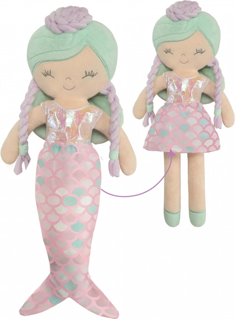 Plysdukke Ocean Fantasy - 36 cm med vugge