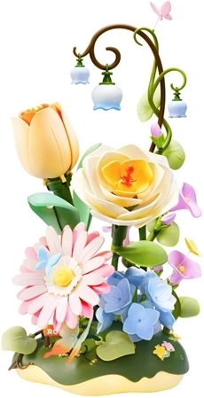 RoboTime 3D-puslespil blomstrende have
