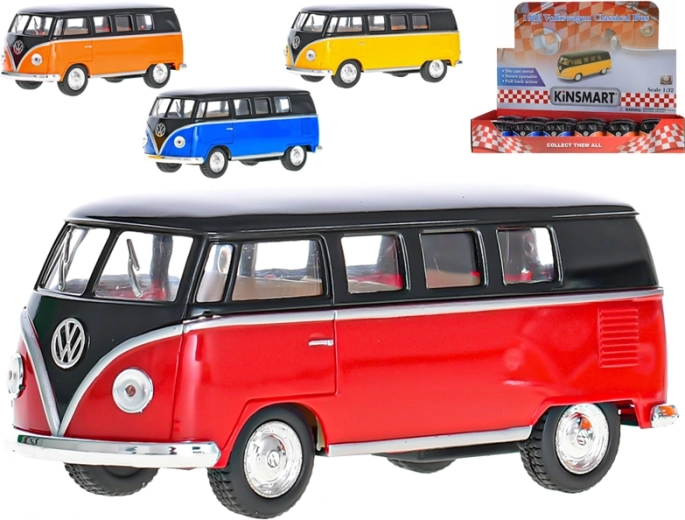 Metalmodel af Volkswagen Classical bus 1962 1:32