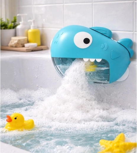 Rigelig skum ved et tryk på knappen