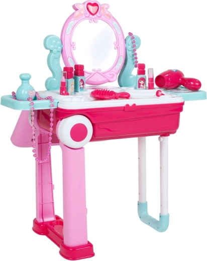 Magisk toiletbord fra 2-i-1 kuffert