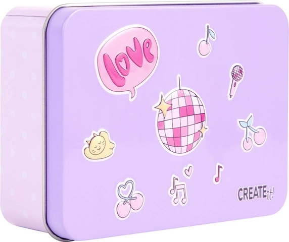 Øjenskygger i en rosa‑lilla palette