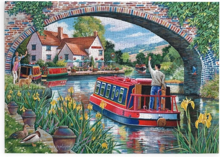 House of Puzzles Puslespil Sejlads under broen, 500 store brikker