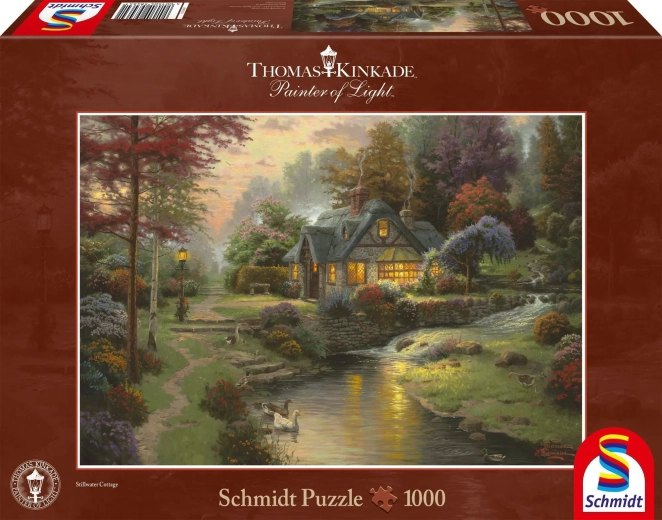 Schmidt Spiele-puslespil Thomas Kinkade En stille aften, 1.000 brikker