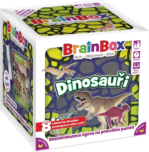 BrainBox Dinosaurer – hukommelses-kortspil