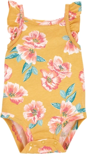 Carter’s babybody med stropper Pink Flowers