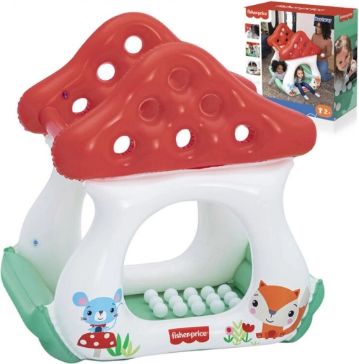 Oppusteligt svampehus med bolde Fisher Price