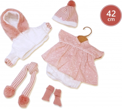 Llorens outfit til dukke 38 cm, 6-delt