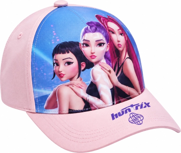 Kasket til børn K-Pop Demon Hunters HUNTR/X lilla-sort