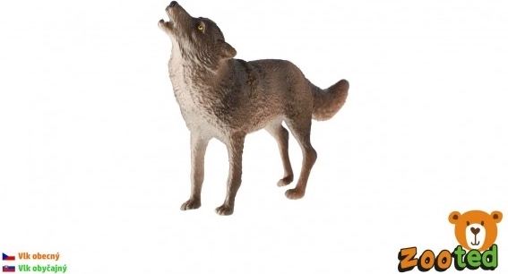 Plastfigur af en ulv