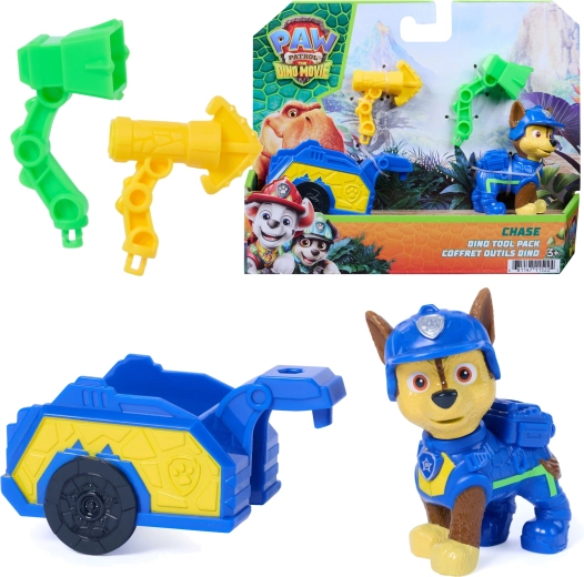 Spin Master Paw Patrol Dino-filmen figur Chase med redningstrailer og tilbehør