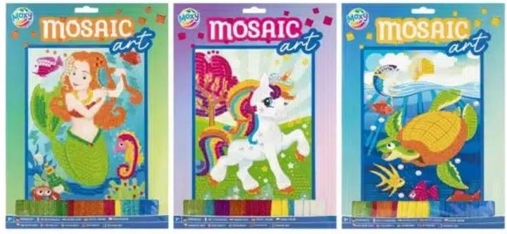 CCG glittermosaik A4 havfrue